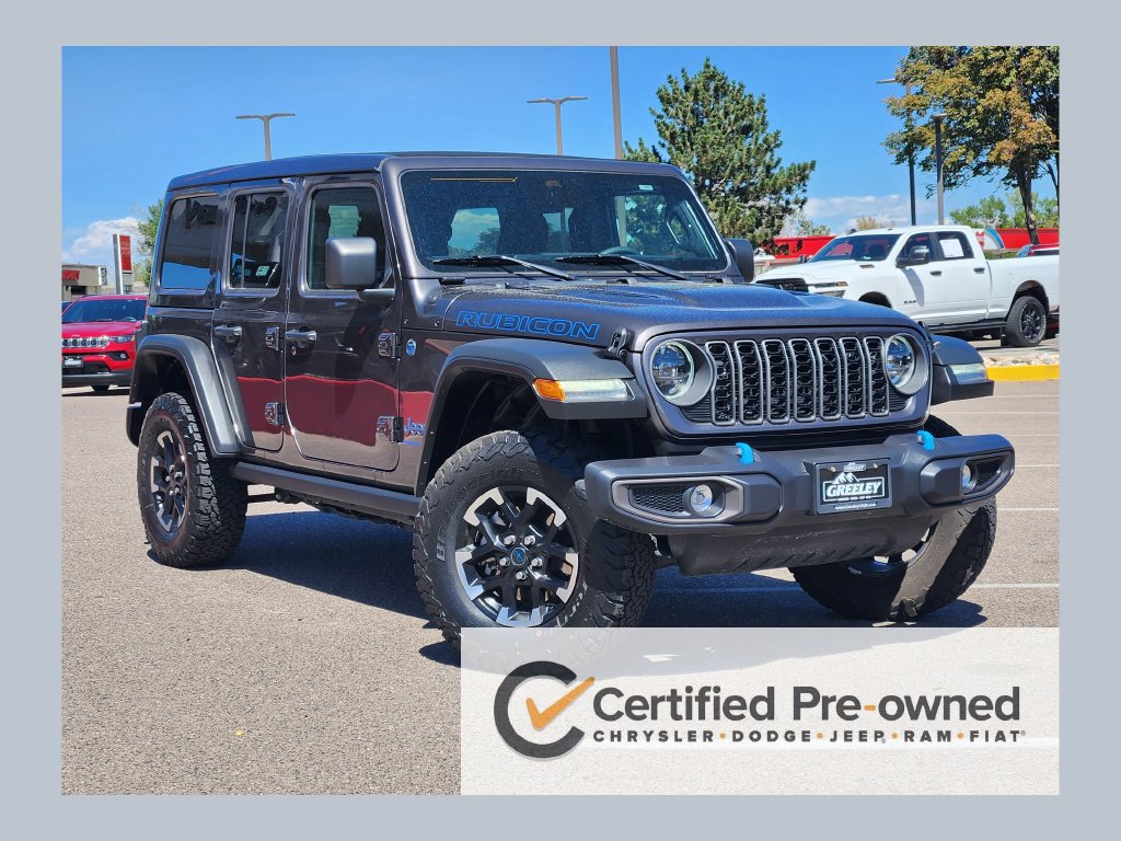 Certified 2025 Jeep Wrangler Unlimited Rubicon 4xe w/ Convenience Group