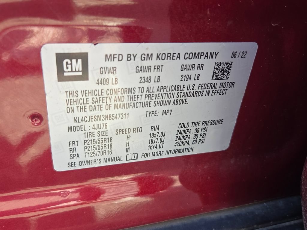 Certified 2022 Buick Encore Preferred w/ Safety Package AWD/4WD image 4