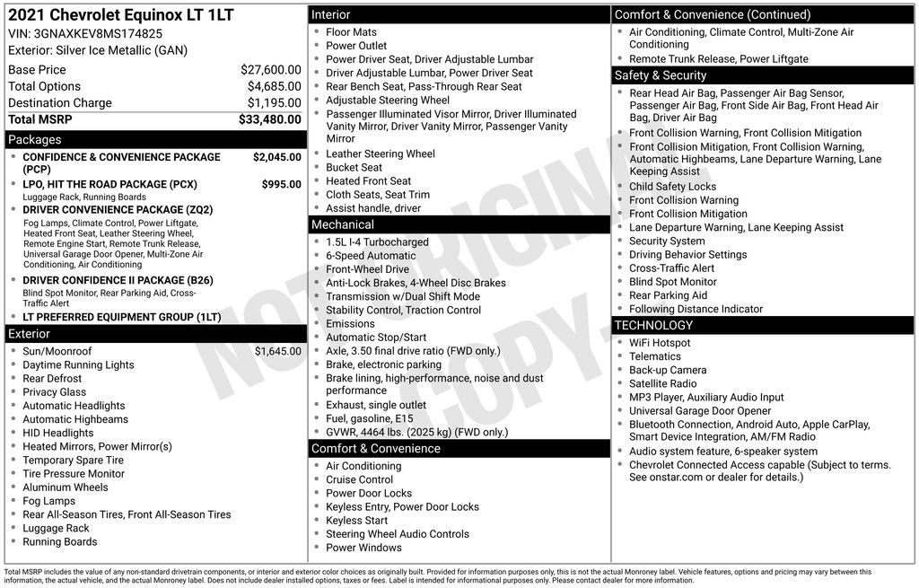 Used 2021 Chevrolet Equinox LT FWD image 5