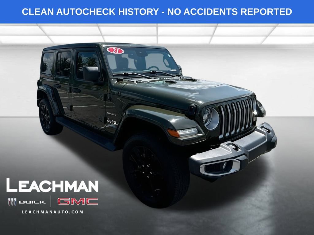 Used 2021 Jeep Wrangler 4xe Unlimited Sahara w/ Cold Weather Group