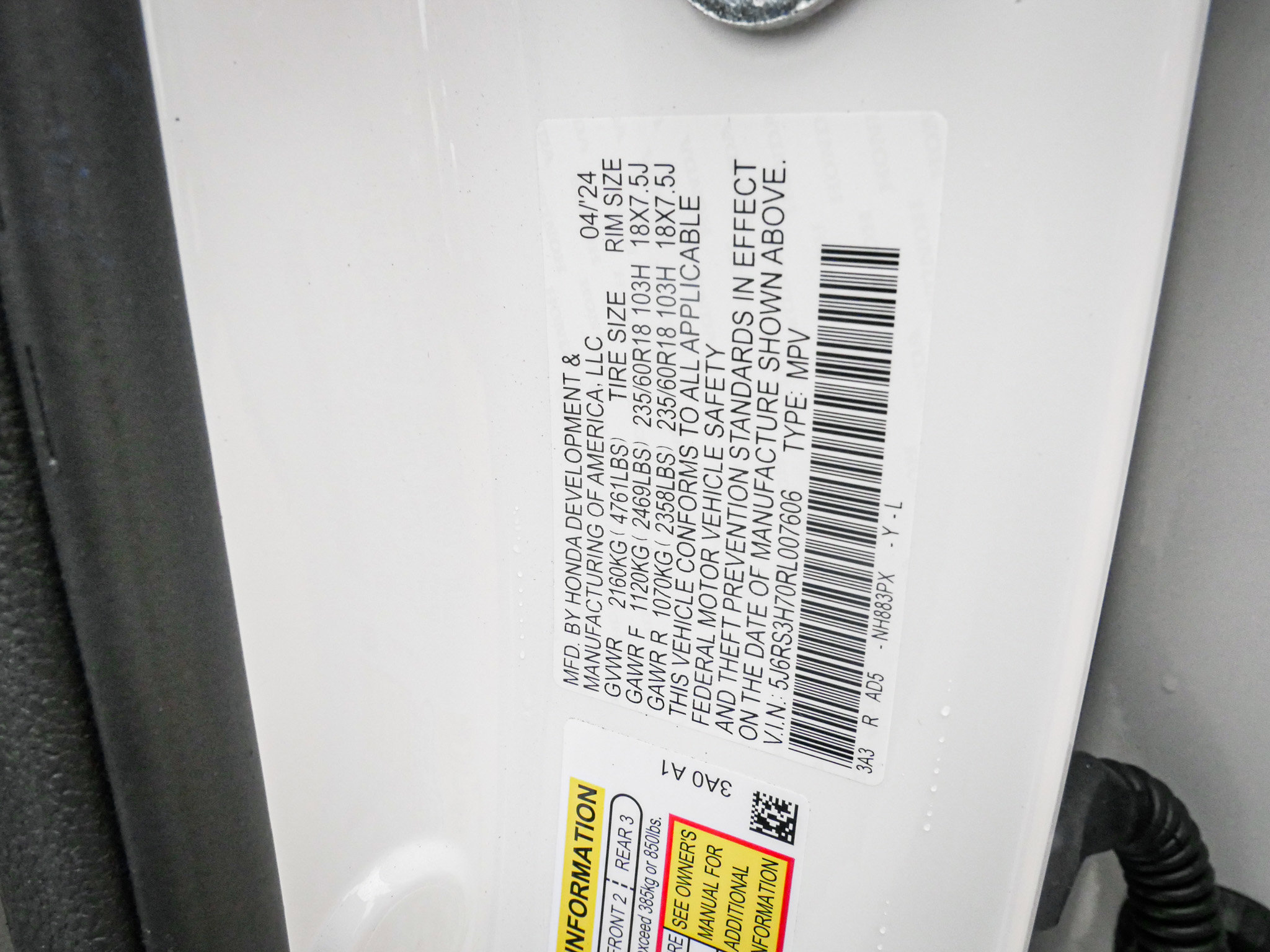 Certified 2024 Honda CR-V EX-L image 34