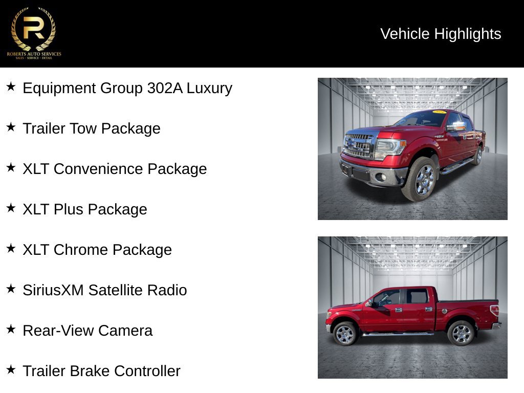 Used 2014 Ford F150 XLT w/ Equipment Group 302A Luxury RWD image 10