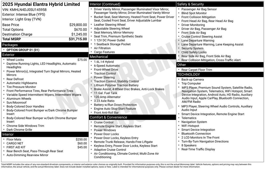 Used 2025 Hyundai Elantra Limited FWD image 14