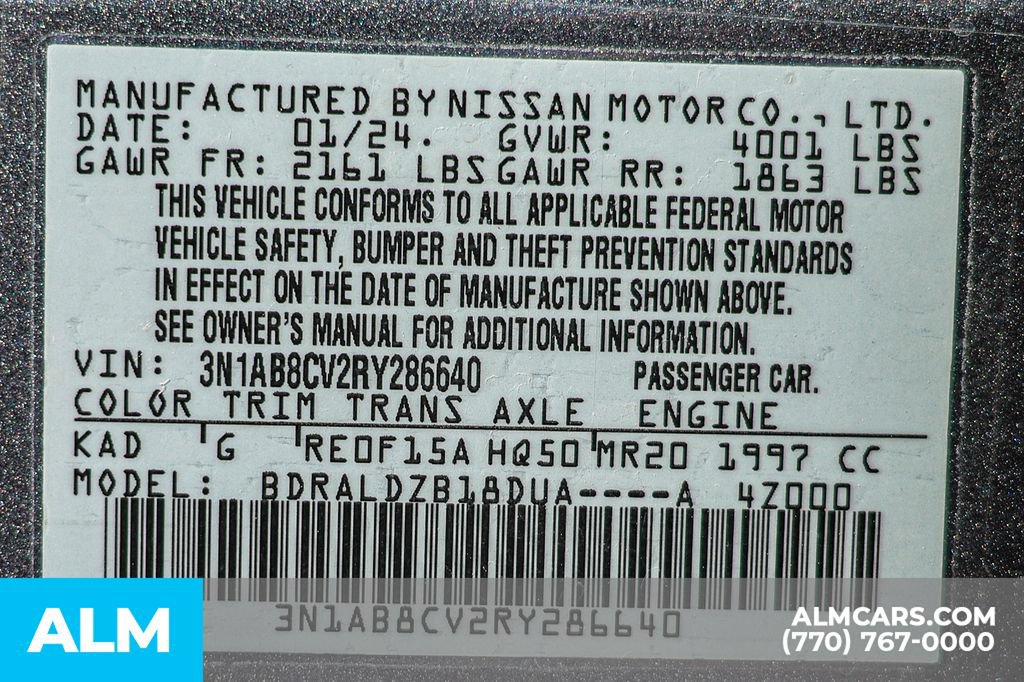 Used 2024 Nissan Sentra SV FWD image 54