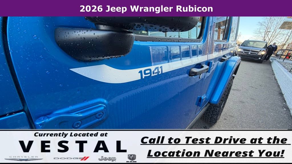 New 2026 Jeep Wrangler Unlimited Rubicon w/ Whitecap Package AWD/4WD image 23