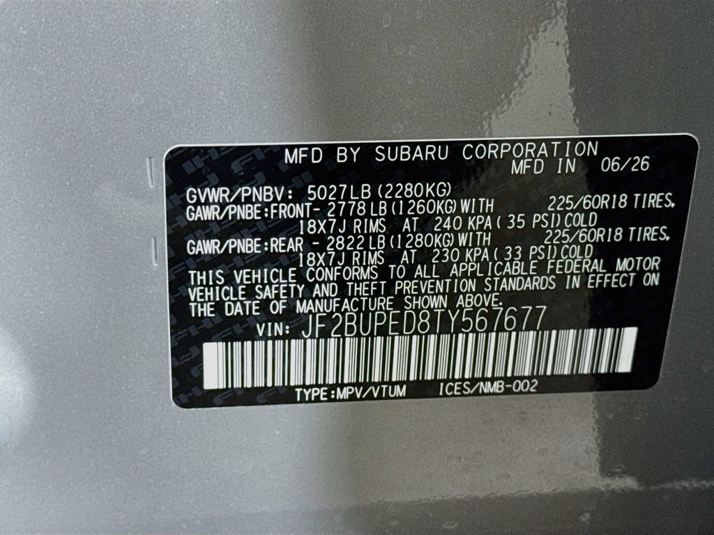 New 2026 Subaru Outback Touring AWD/4WD image 43