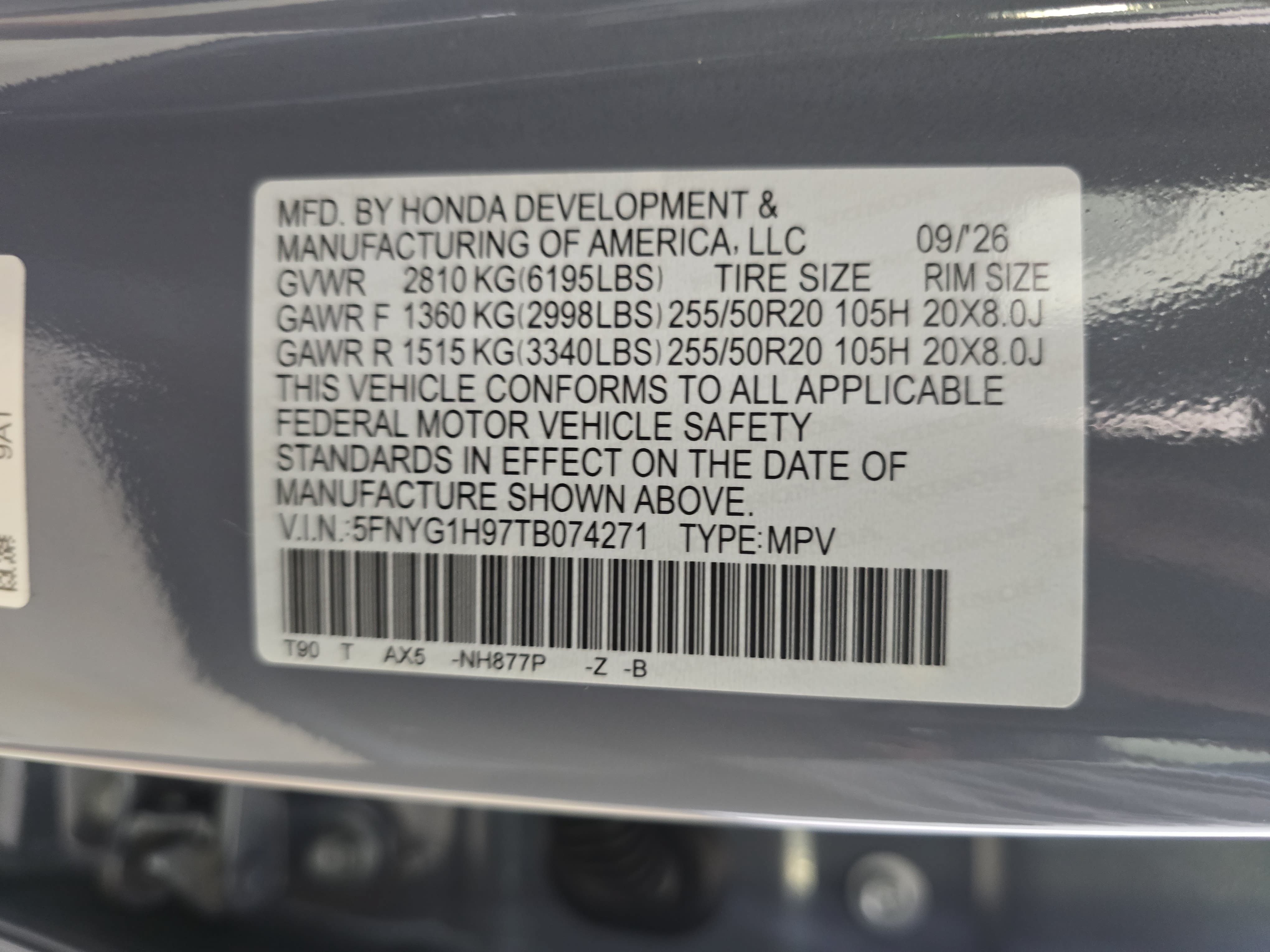New 2026 Honda Pilot Black Edition image 33