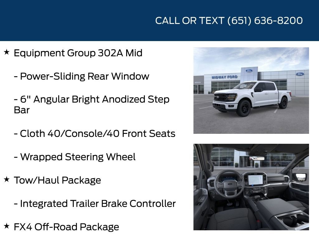 New 2025 Ford F150 XLT w/ Equipment Group 302A MID image 20