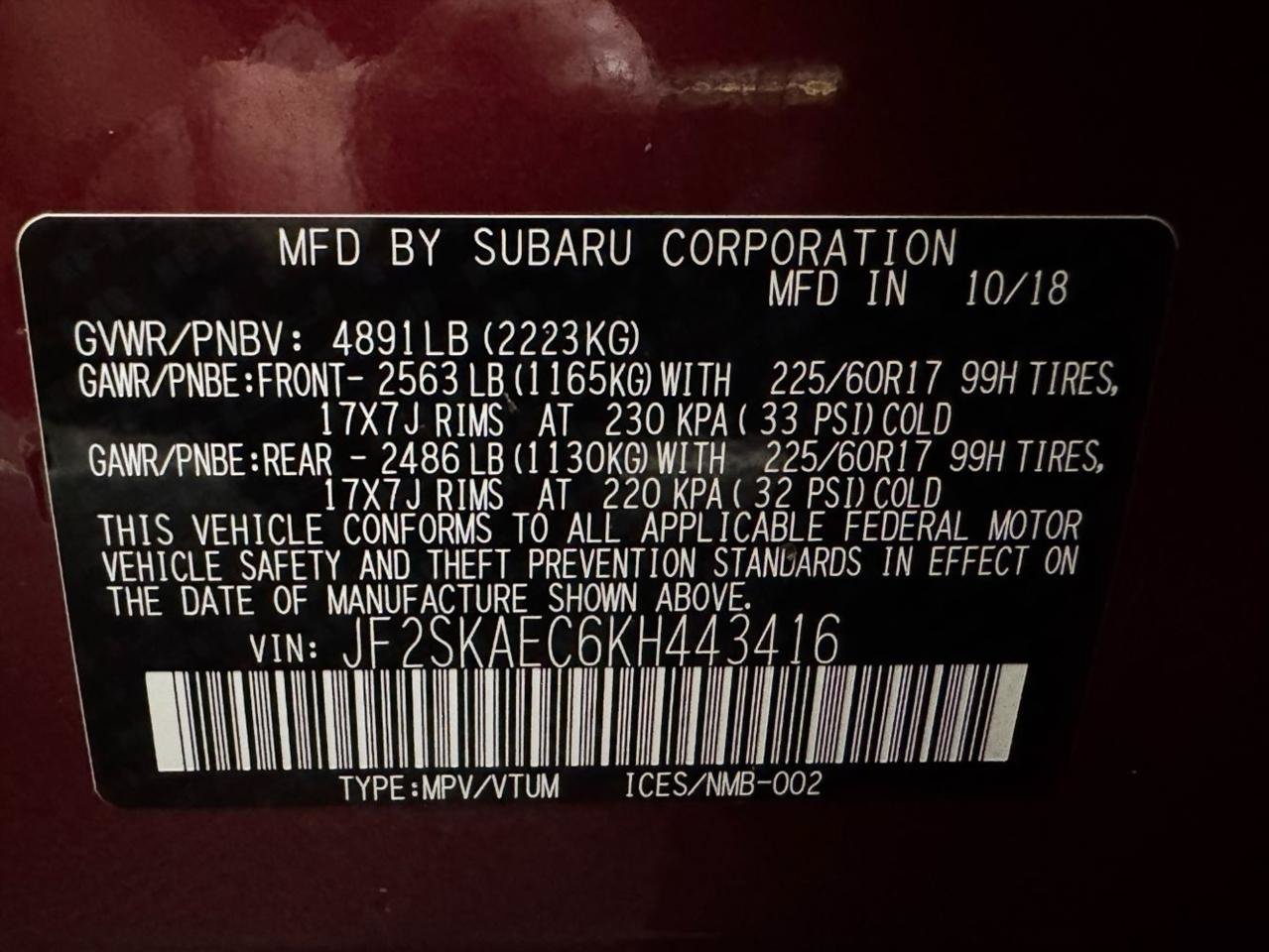 Used 2019 Subaru Forester Premium w/ All-Weather Package AWD/4WD image 20