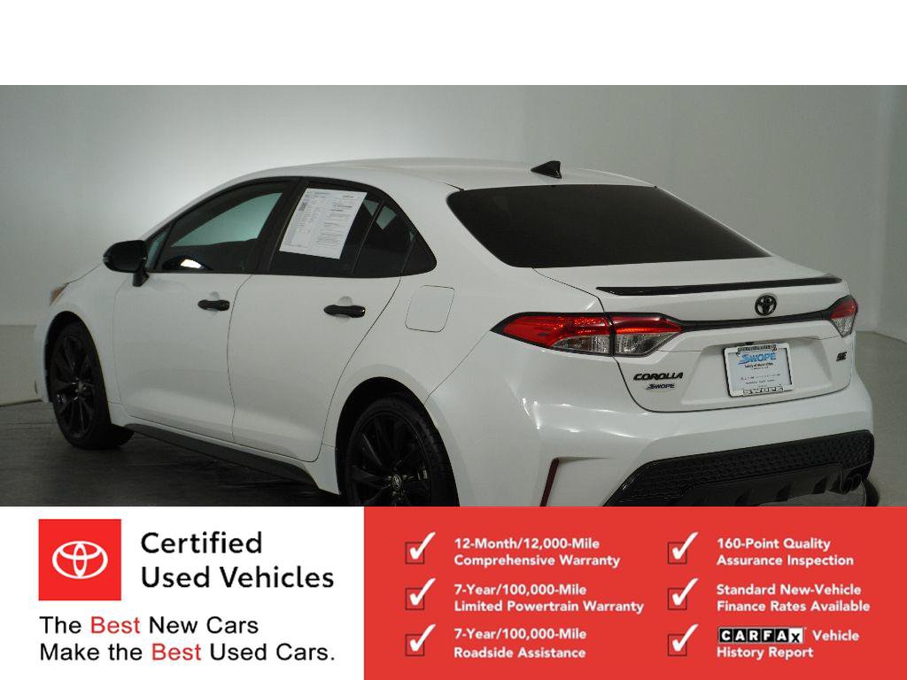 Certified 2022 Toyota Corolla SE w/ Carpet Mat Package (TMS) FWD image 5