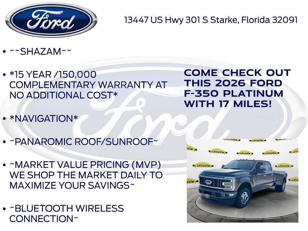 New 2026 Ford F350 Platinum w/ Platinum Plus Package AWD/4WD image 5
