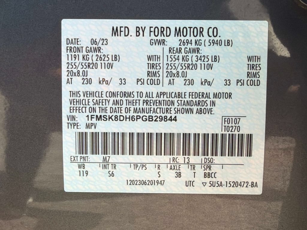 Used 2023 Ford Explorer XLT w/ Equipment Group 202A AWD/4WD image 35
