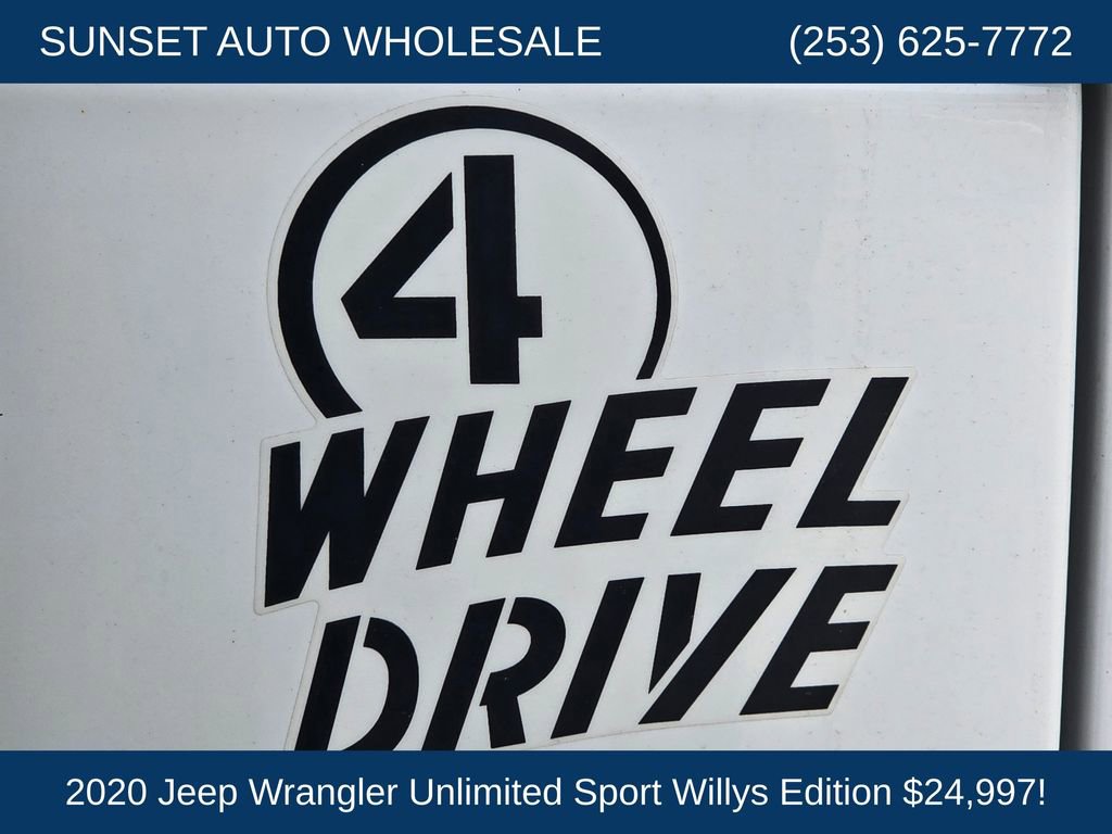 Used 2020 Jeep Wrangler Unlimited Willys image 26