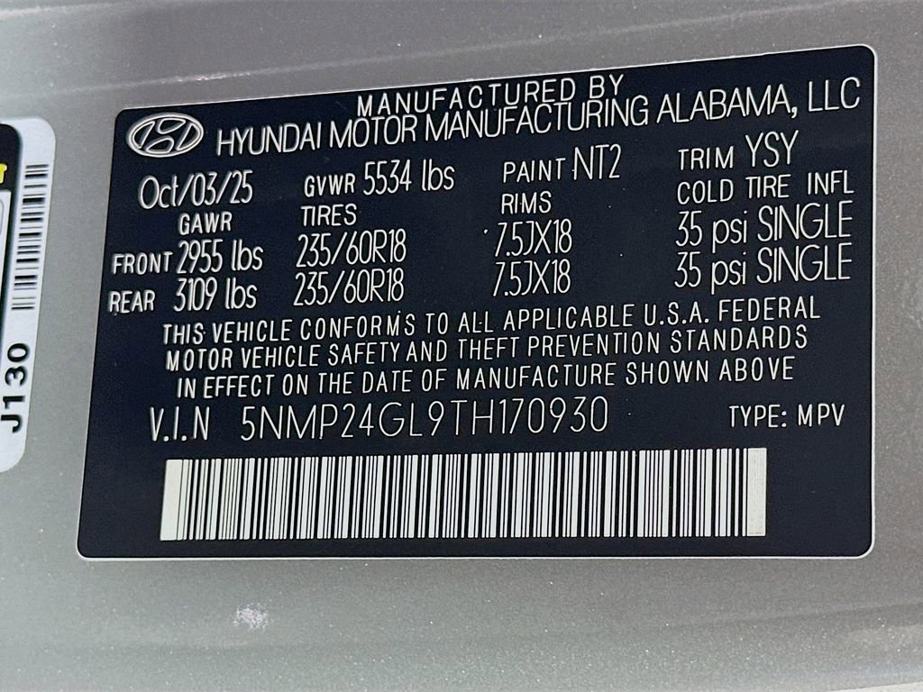 New 2026 Hyundai Santa Fe SEL image 23