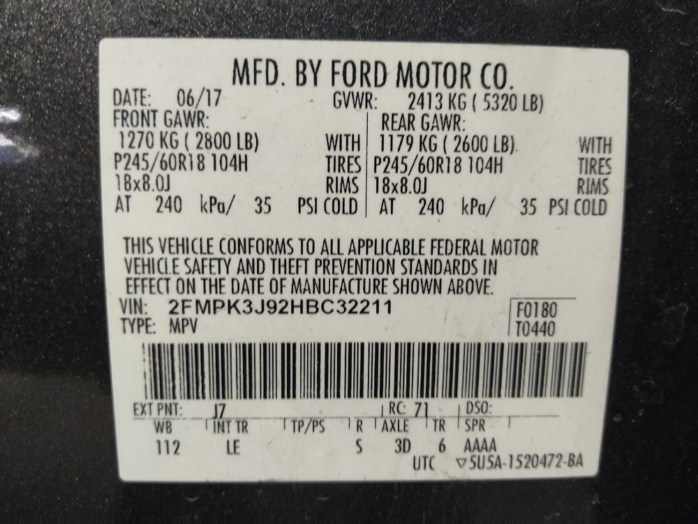 Used 2017 Ford Edge SEL w/ Equipment Group 201A FWD image 33