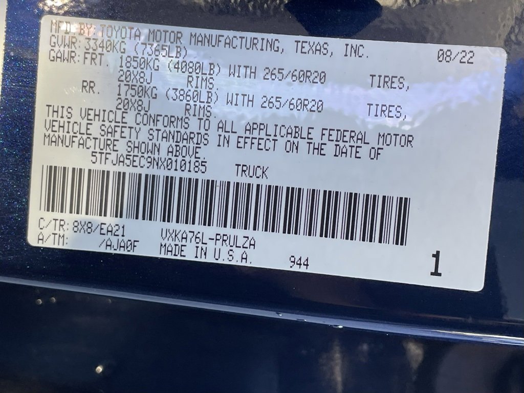 Used 2022 Toyota Tundra Limited image 37