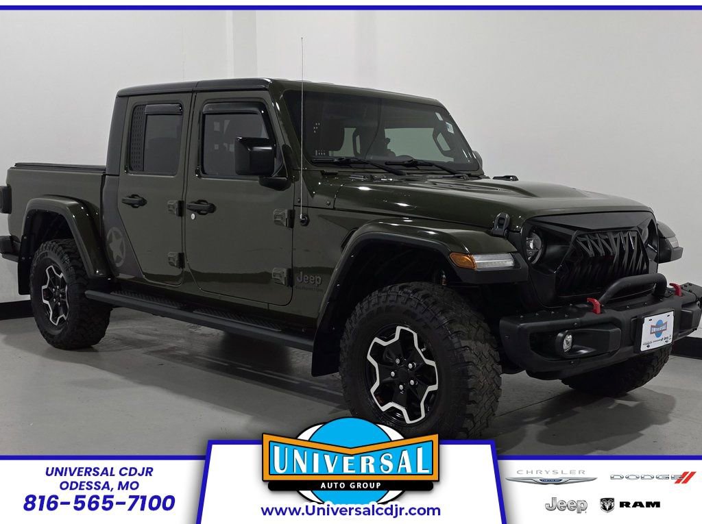 Used 2021 Jeep Gladiator Rubicon w/ LED Lighting Group image 1