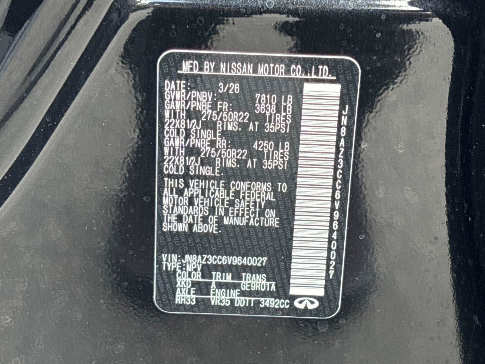 New 2027 INFINITI QX80 Autograph AWD/4WD image 12