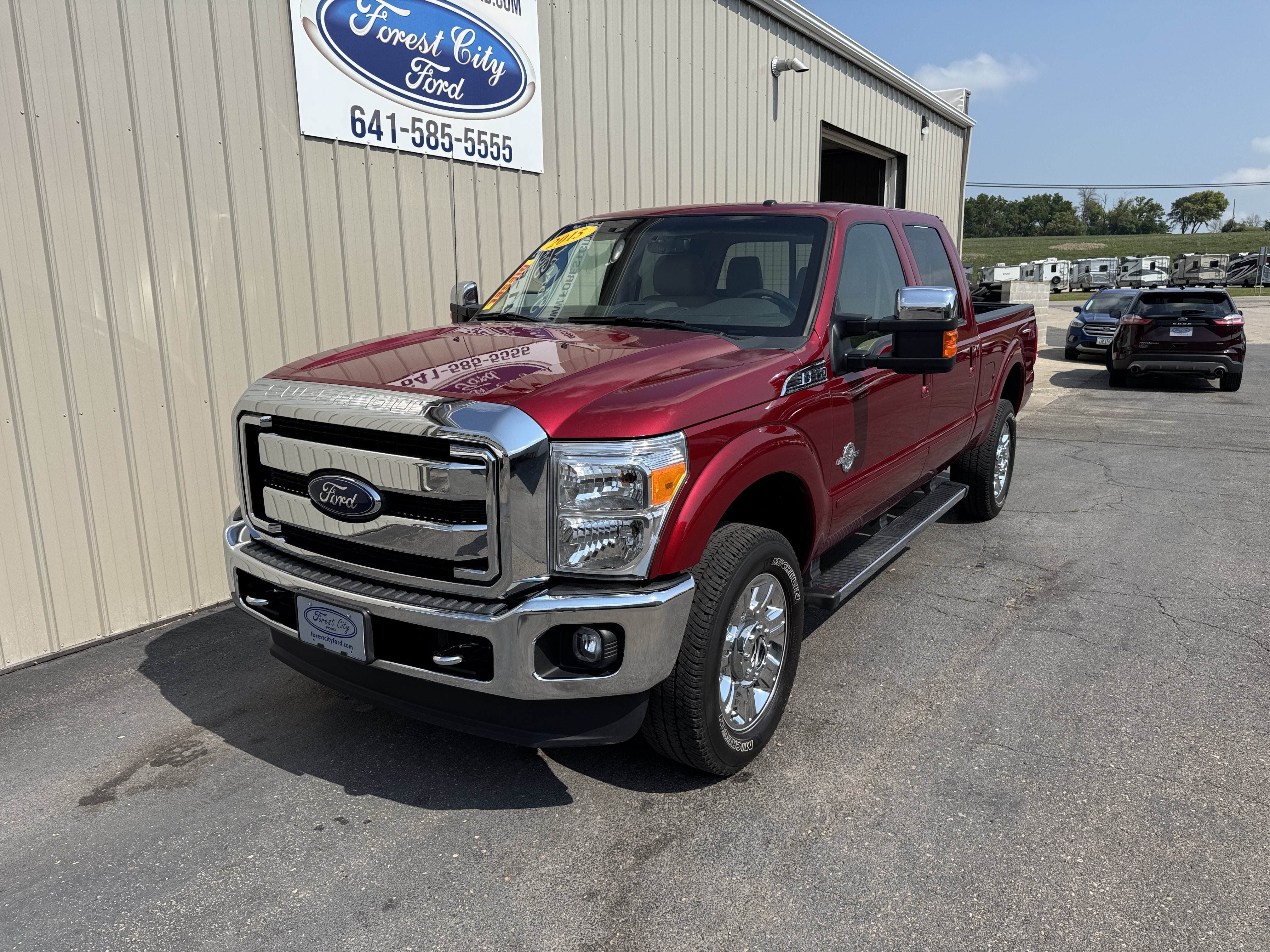 Used 2015 Ford F350 Lariat w/ Lariat Ultimate Package AWD/4WD image 2