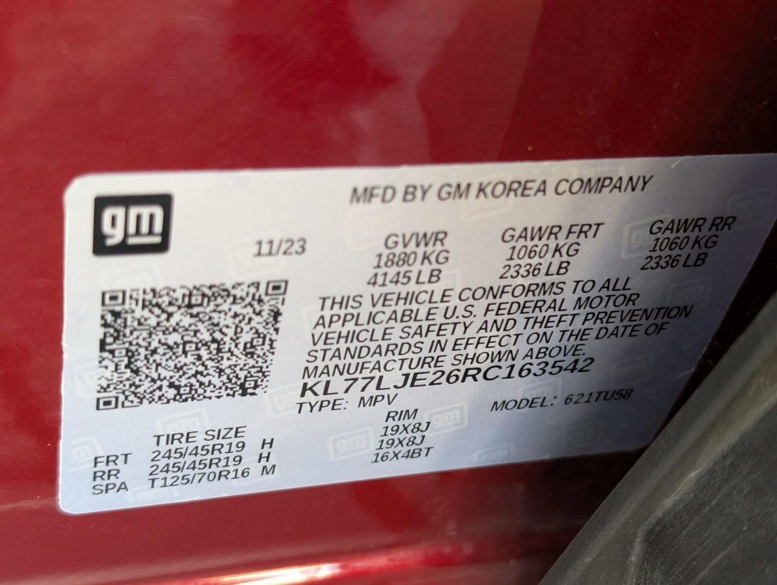 Used 2024 Chevrolet Trax RS w/ Sunroof Package image 28