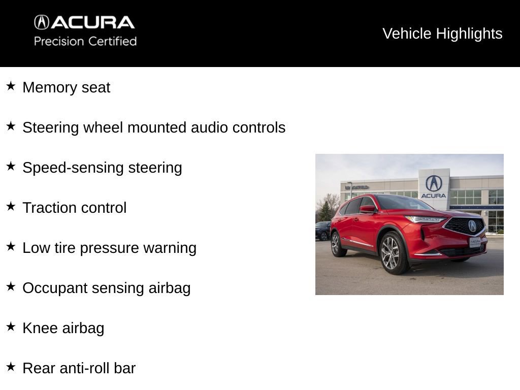 Certified 2023 Acura MDX SH-AWD w/ Technology Package image 9