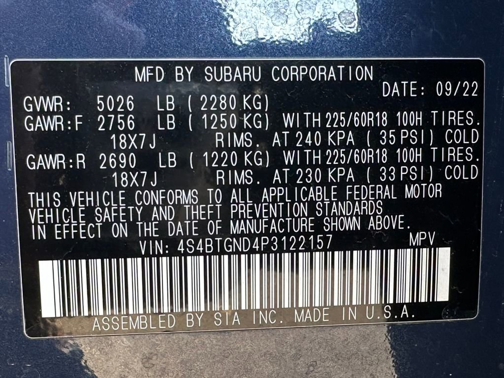 Used 2023 Subaru Outback Limited XT image 39