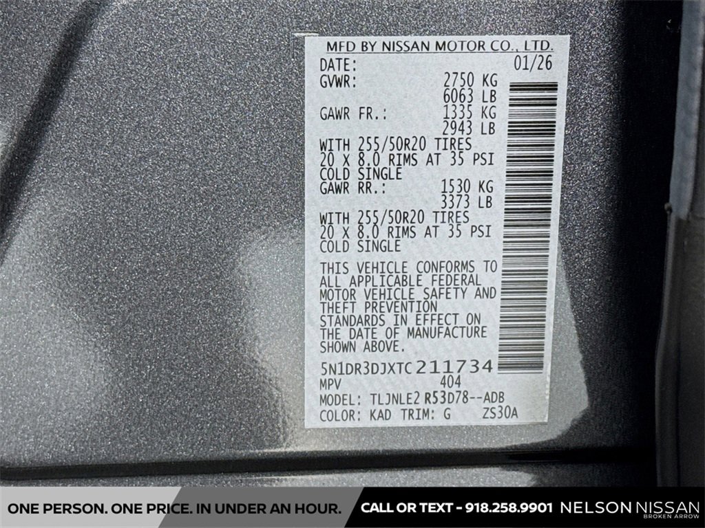 New 2026 Nissan Pathfinder Platinum image 34