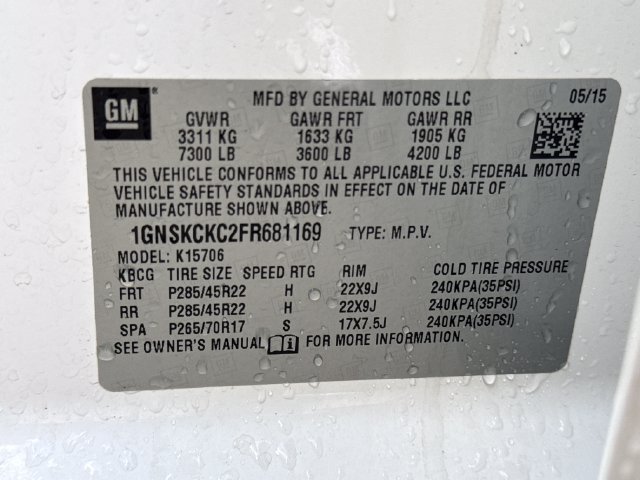 Used 2015 Chevrolet Tahoe LTZ AWD/4WD image 19