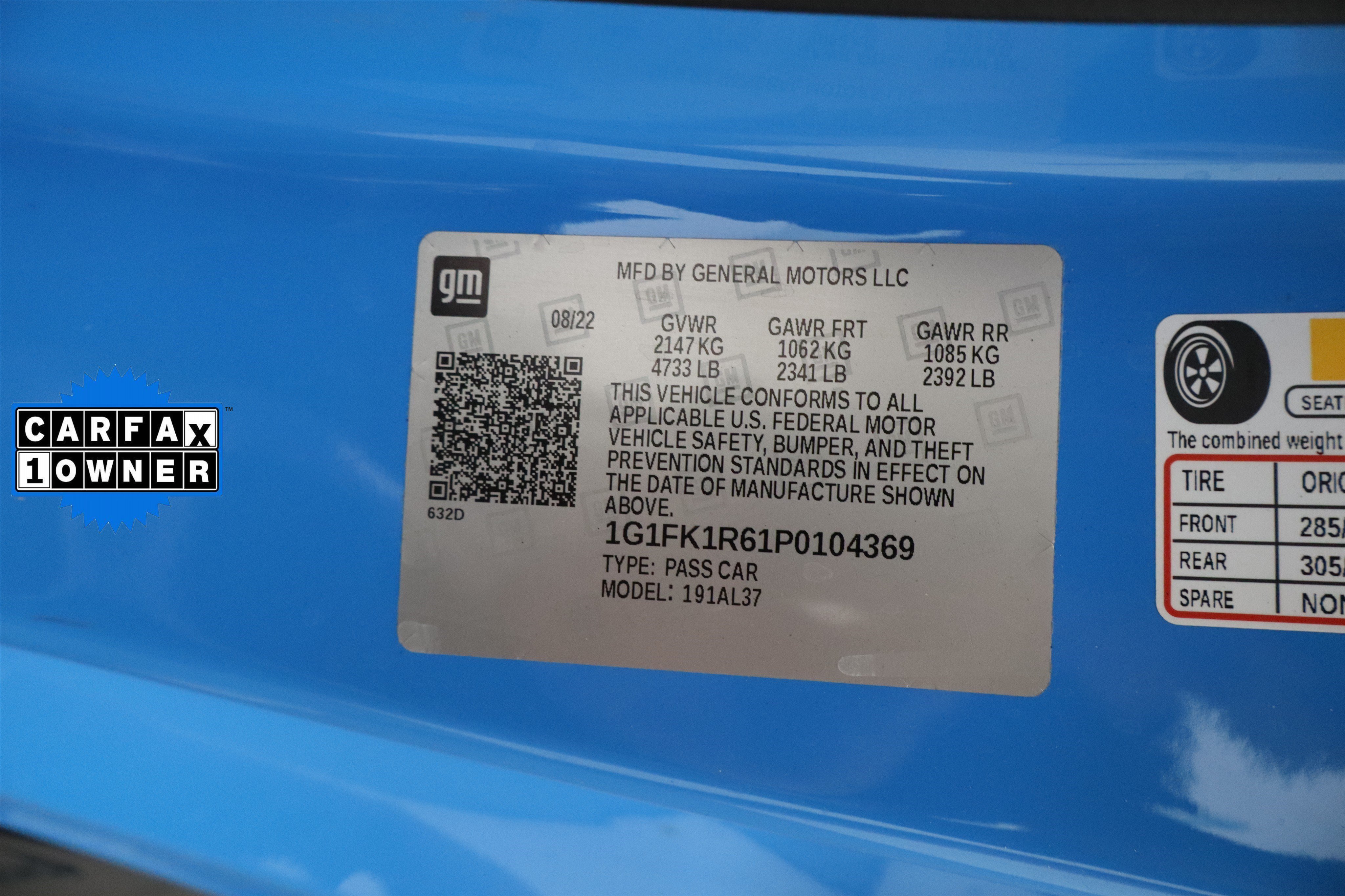 Certified 2023 Chevrolet Camaro ZL1 RWD image 37
