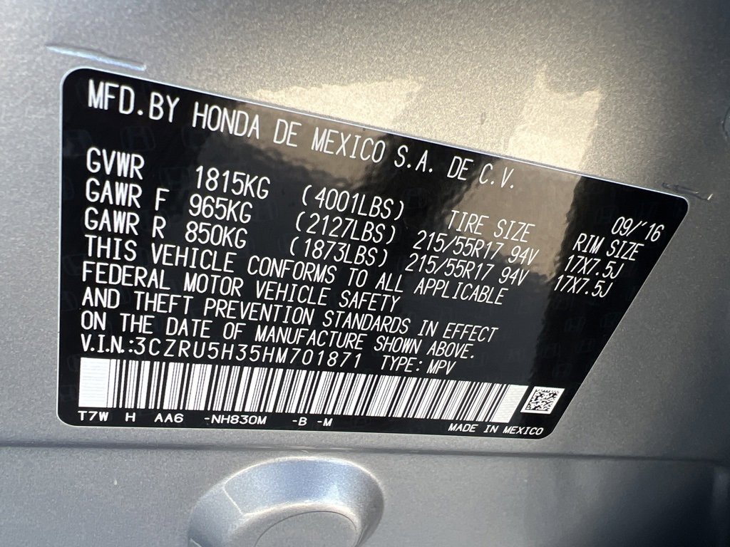 Used 2017 Honda HR-V LX image 23