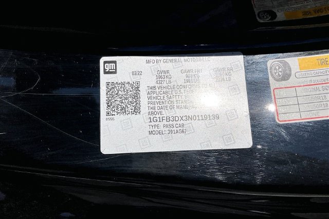 Used 2022 Chevrolet Camaro LT RWD image 19