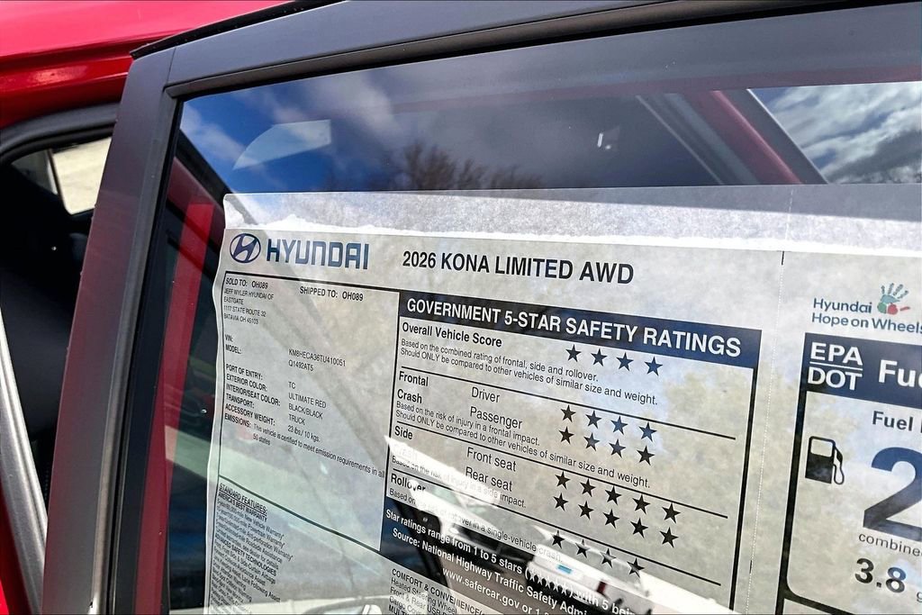 New 2026 Hyundai Kona Limited image 14