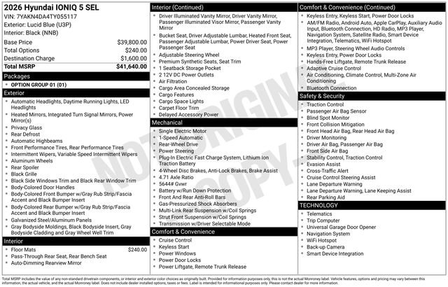 New 2026 Hyundai Ioniq 5 SEL image 4