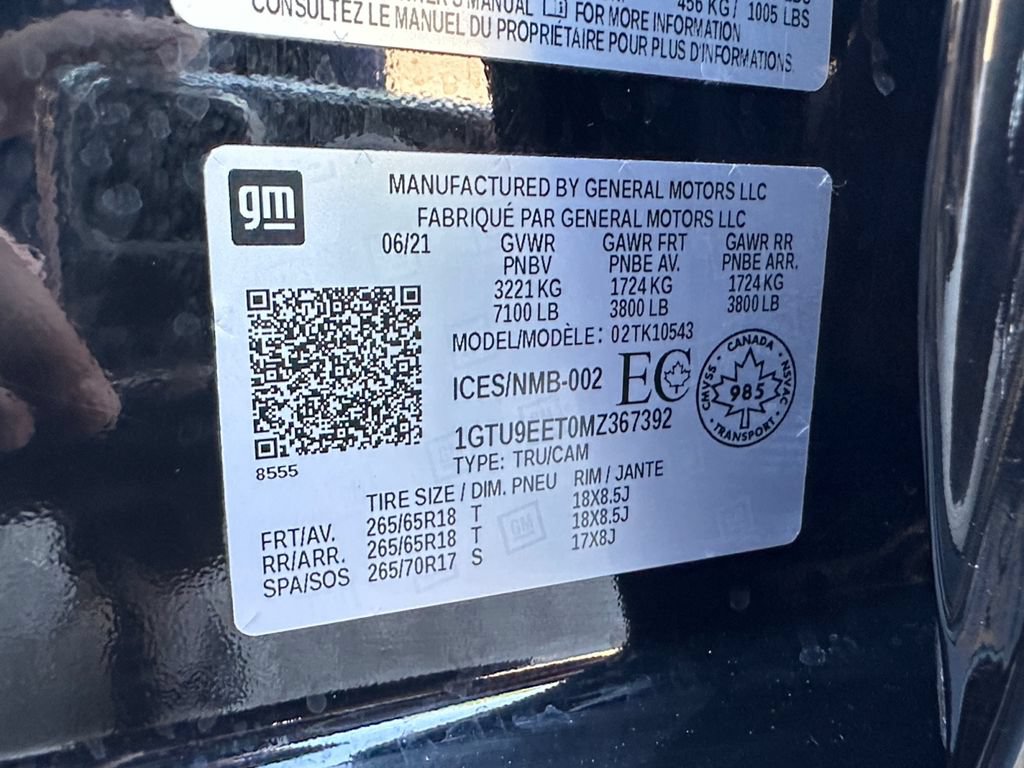 Used 2021 GMC Sierra 1500 AT4 w/ AT4 Preferred Package AWD/4WD image 16