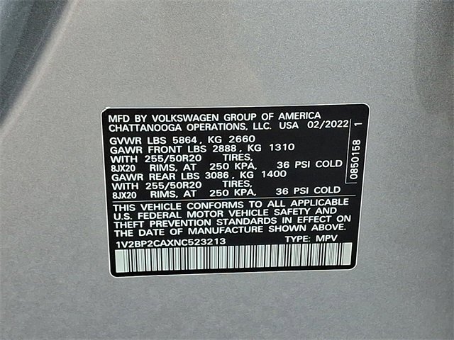 Used 2022 Volkswagen Atlas SEL image 27