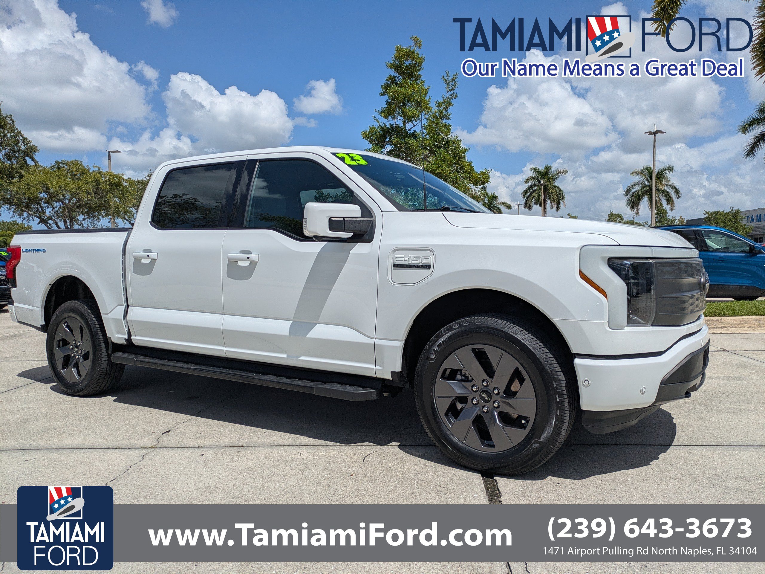 Certified 2023 Ford F150 Lightning Lariat w/ Equipment Group 511A High AWD/4WD image 1