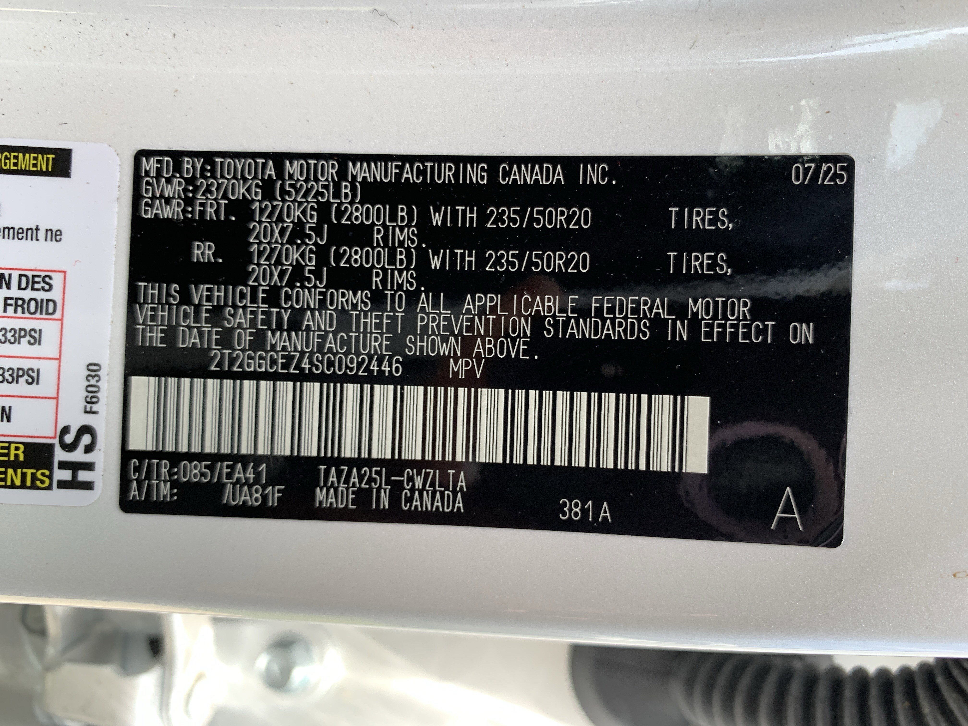 Certified 2025 Lexus NX 350 AWD w/ Cold Area Package image 36
