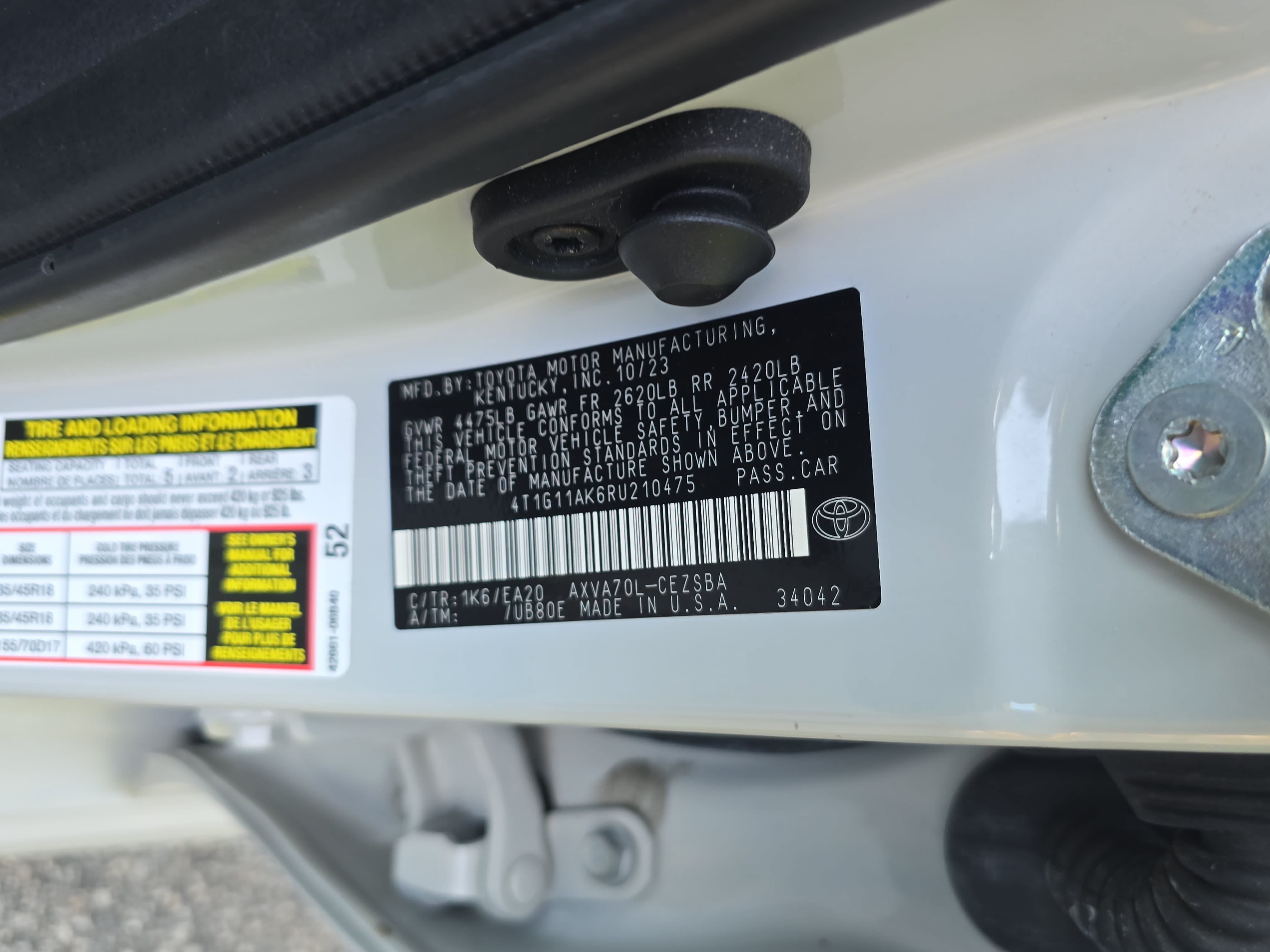 Used 2024 Toyota Camry SE FWD image 34