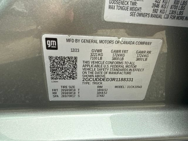Used 2024 Chevrolet Silverado 1500 LT w/ Protection Package AWD/4WD image 9