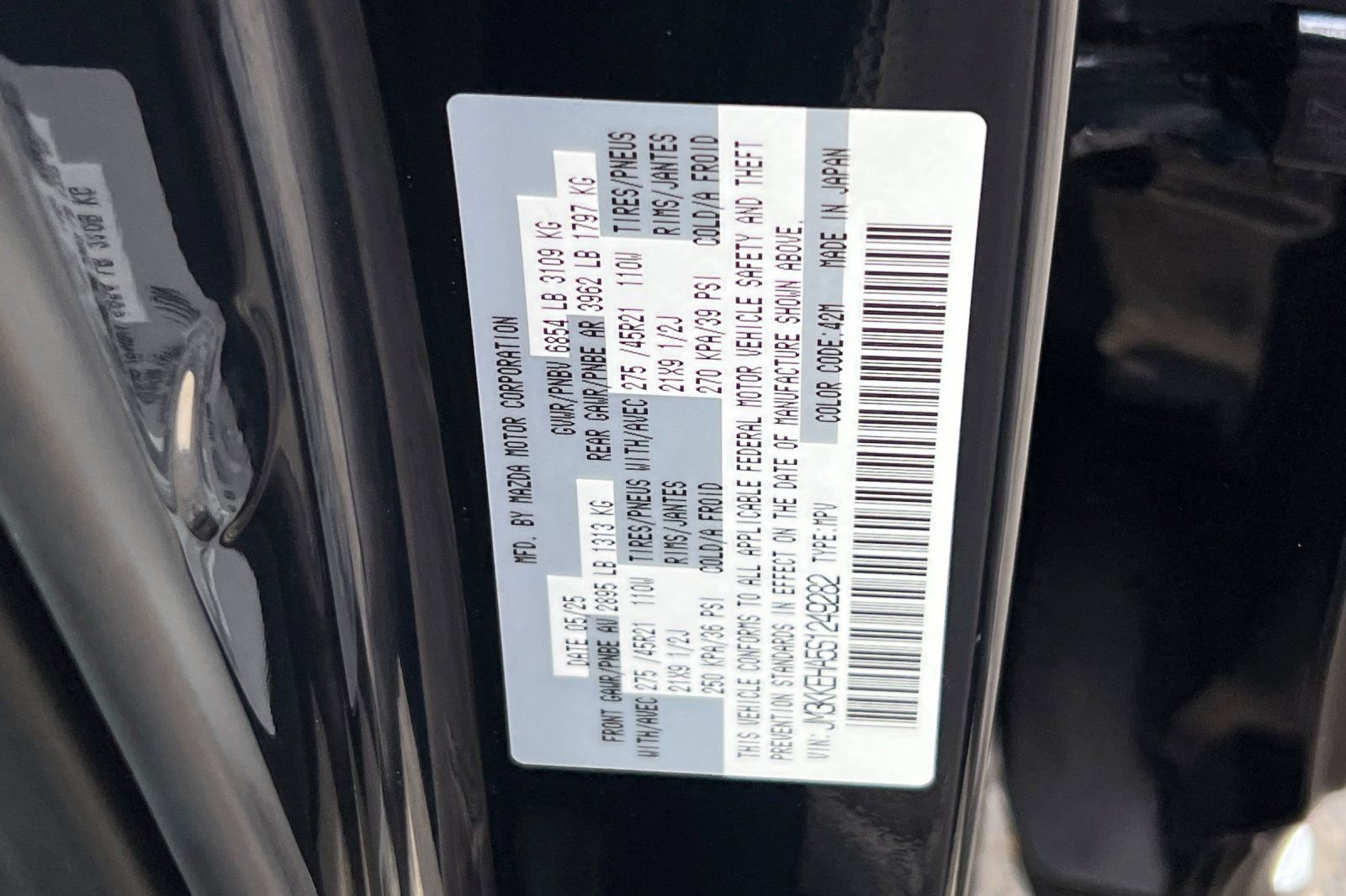 Used 2025 MAZDA CX-90 Plug-In Hybrid w/ Premium Plus AWD/4WD image 29