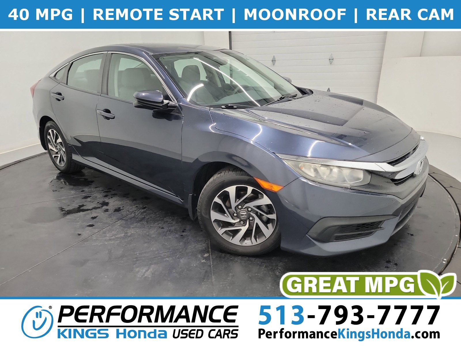 Used 2017 Honda Civic EX image 1