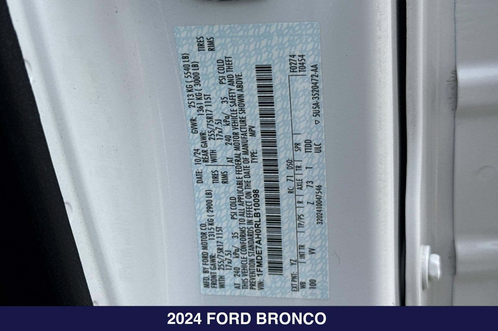 Used 2024 Ford Bronco Big Bend AWD/4WD image 31