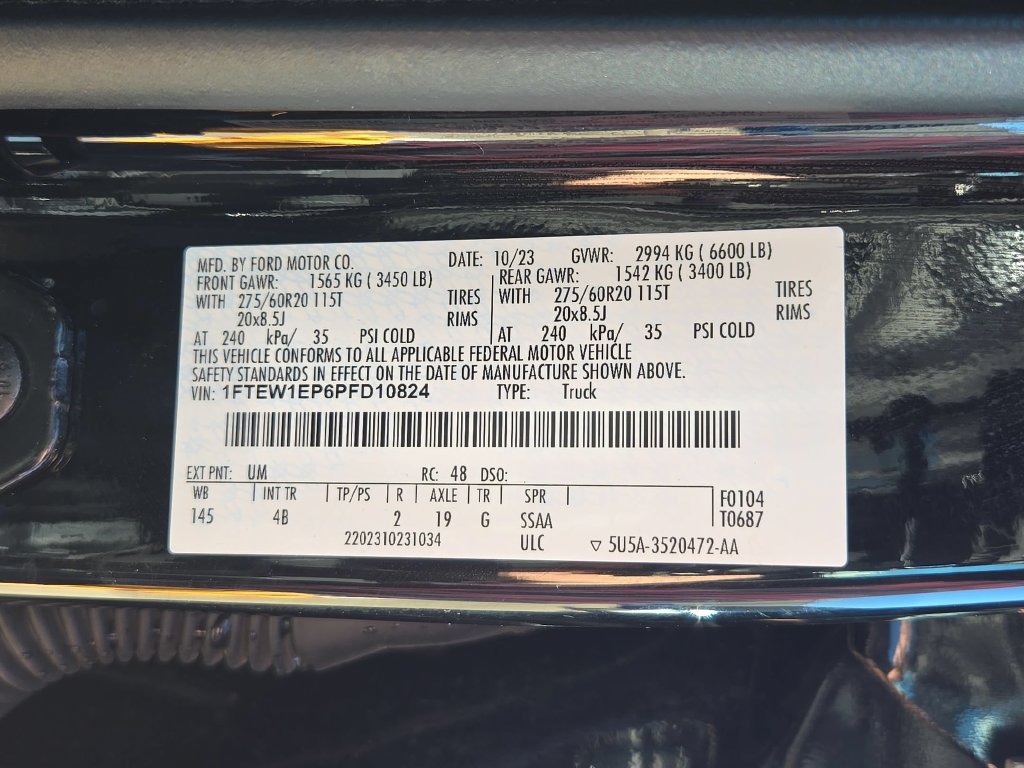 Certified 2023 Ford F150 XLT w/ Equipment Group 302A High AWD/4WD image 34