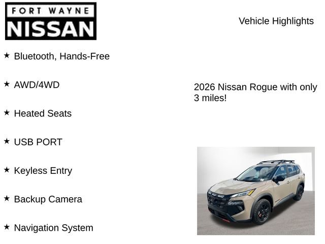 New 2026 Nissan Rogue SV image 7