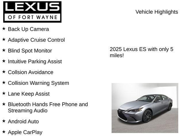 New 2025 Lexus ES 300h w/ Premium Package image 8