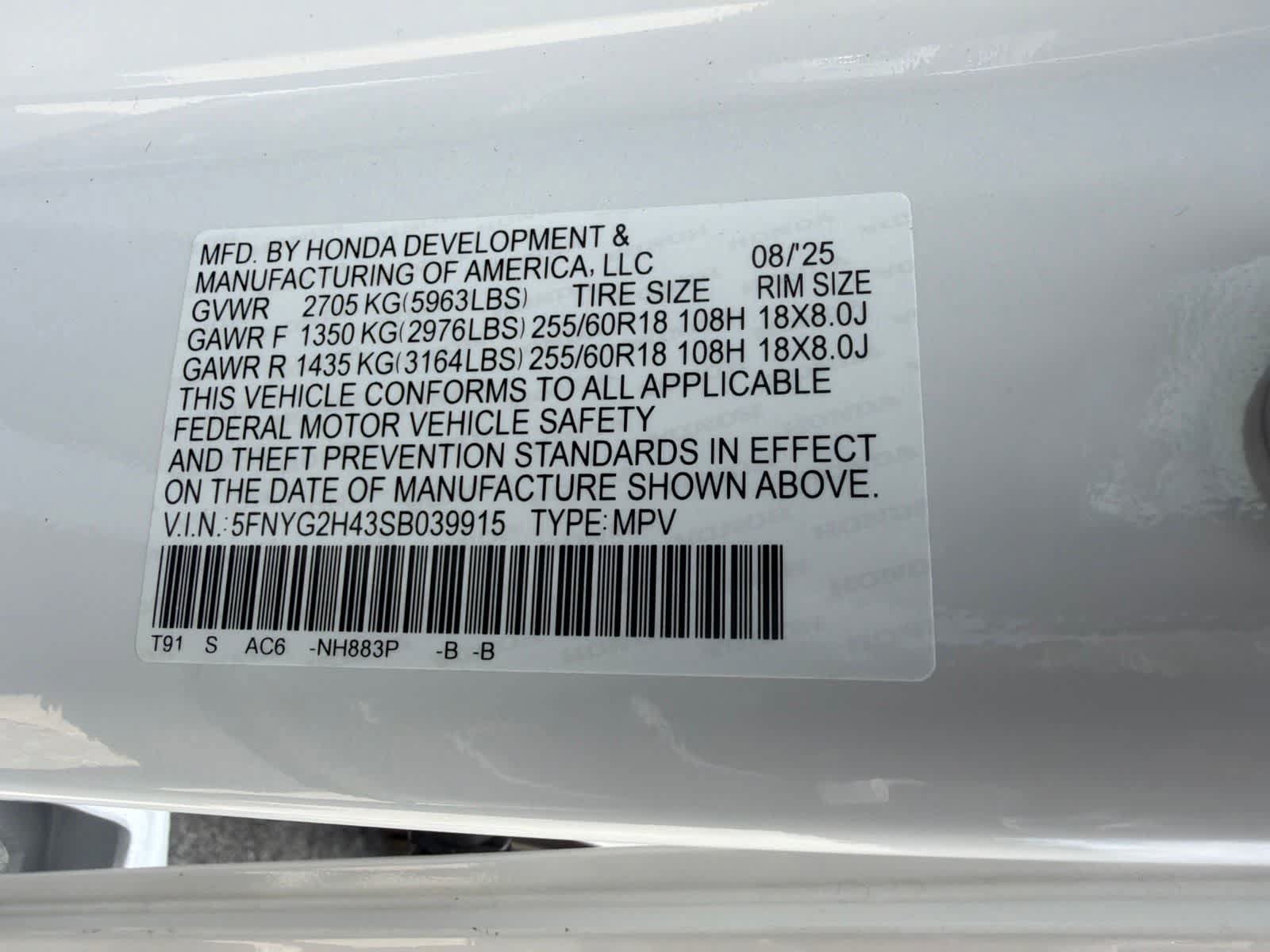 Certified 2025 Honda Pilot EX-L image 22