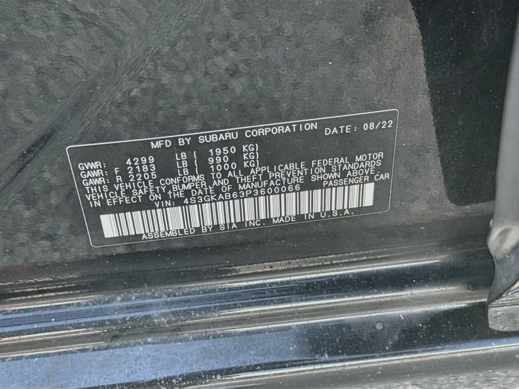 Used 2023 Subaru Impreza 2.0i AWD/4WD image 36