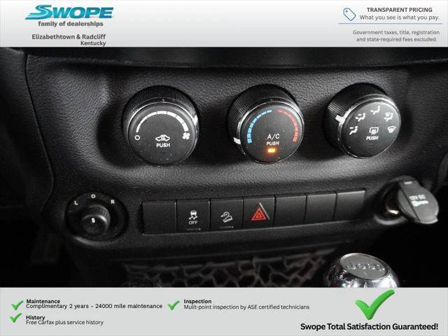Certified 2017 Jeep Wrangler Unlimited Sport w/ Quick Order Package 24S AWD/4WD image 18