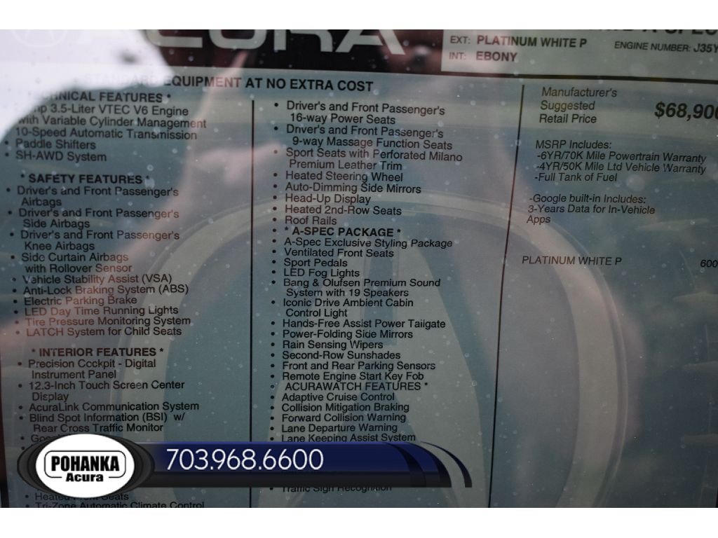New 2026 Acura MDX A-Spec w/ Advance Package AWD/4WD image 42
