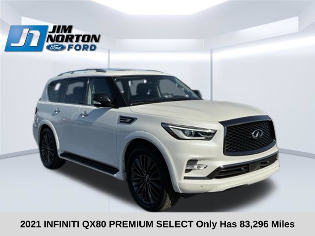 Used 2021 INFINITI QX80 Premium Select w/ Cargo Package RWD 360° Tour